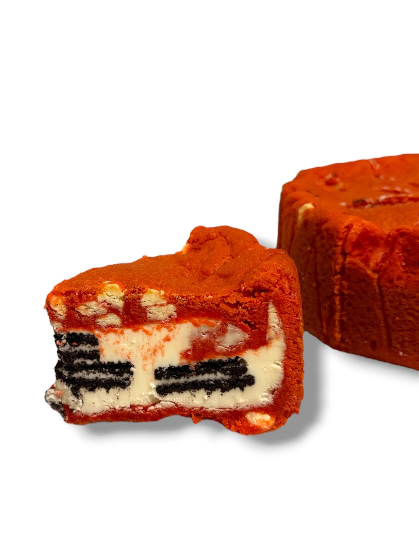 Red Velvet Oreo White Chocolate Cookie Pie (stuk)