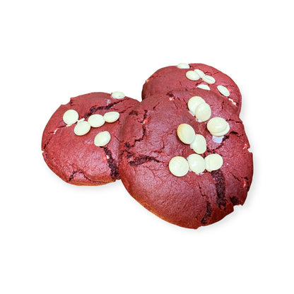 Red Velvet White Chocolate Cookies